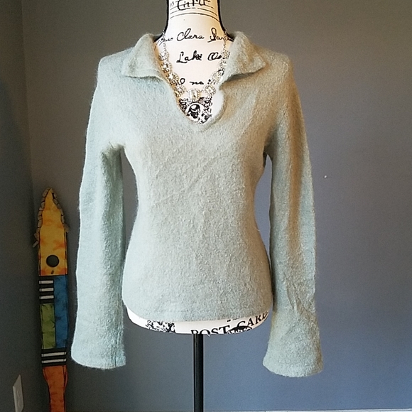 Expert by Evergreen Mohair Wool Green L - Picture 1 of 5